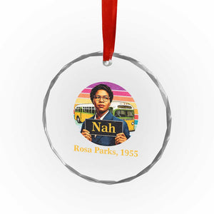 Rosa Parks Quote Crystal Glass Ornament The Only Tired I Was Was Tired Of Giving In TS12 Print Your Wear