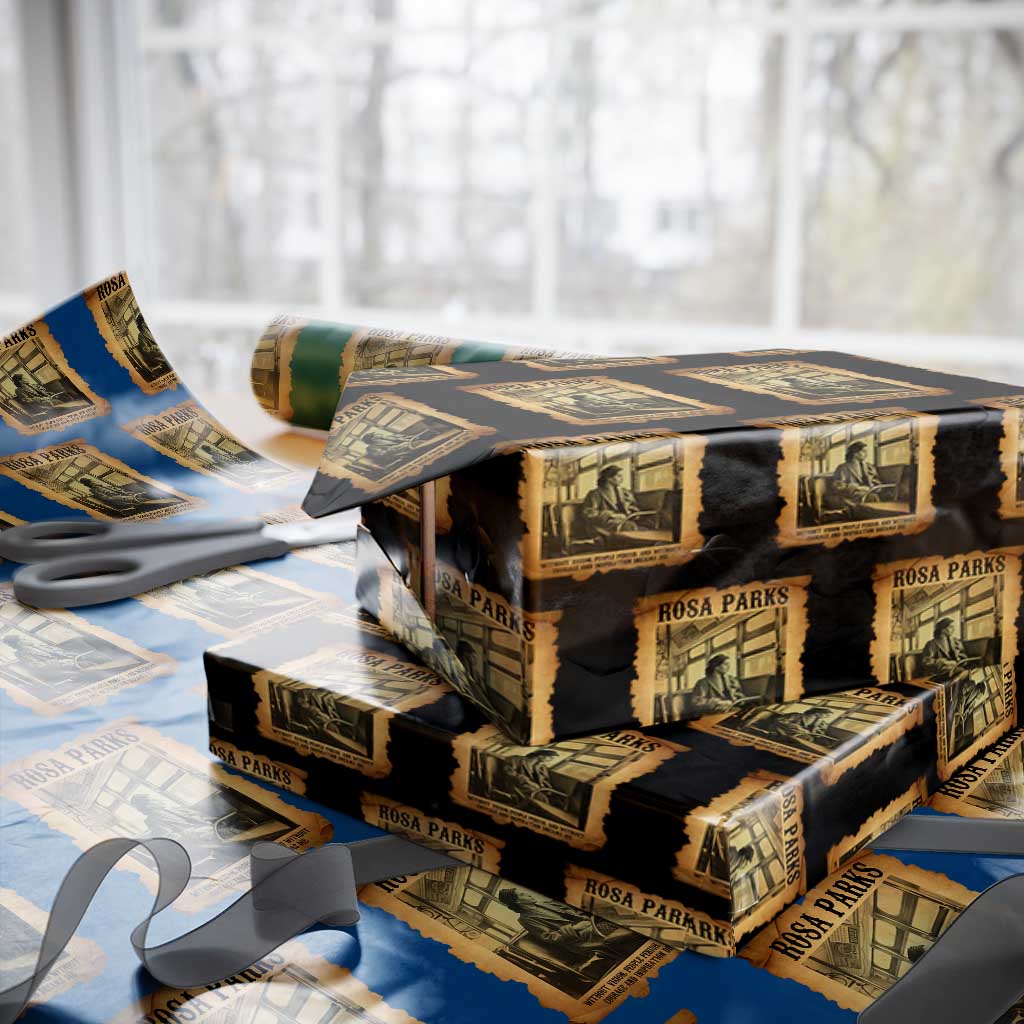 Rosa Parks Quote Wrapping Paper Roll Black Movement Protest TS14 Black Print Your Wear