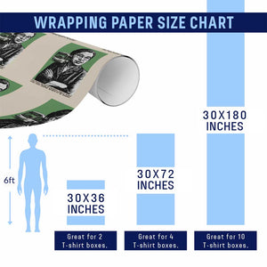 Rosa Parks Quote Wrapping Paper Roll Never Be Fearful When It Is Right TS12 Print Your Wear