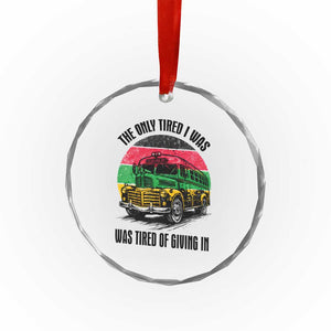 Rosa Parks Tired Of Giving In Crystal Glass Ornament Civil Bus Protest TS12 Print Your Wear