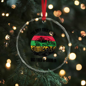 Rosa Parks Tired Of Giving In Crystal Glass Ornament Civil Bus Protest TS12 Print Your Wear
