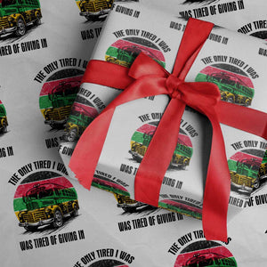Rosa Parks Tired Of Giving In Wrapping Paper Roll Civil Bus Protest TS12 White Print Your Wear