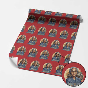 Rosa Parks Tired Of Giving In Wrapping Paper Roll Civil Rights Activist TS12 Red Print Your Wear