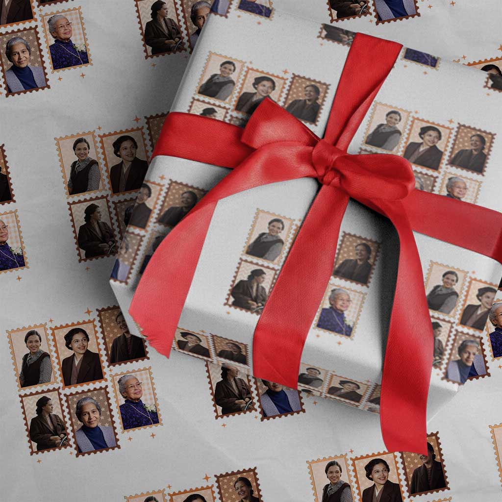 Rosa Parks Wrapping Paper Roll African American Civil Rights Legacy TS12 White Print Your Wear