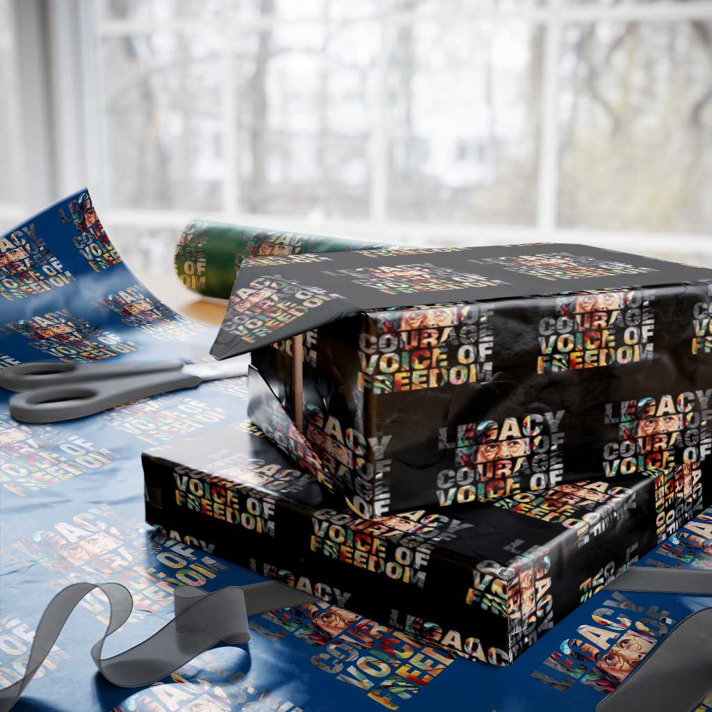 Rosa Parks Wrapping Paper Roll Legacy Of Courage Voice Of Freedom TS12 Black Print Your Wear