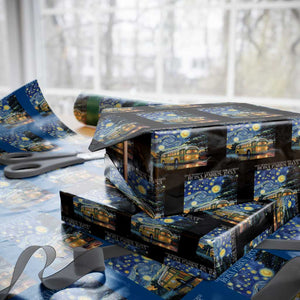 Rosa Parks Wrapping Paper Roll Starry Night Van Gogh Black History African TS14 Black Print Your Wear