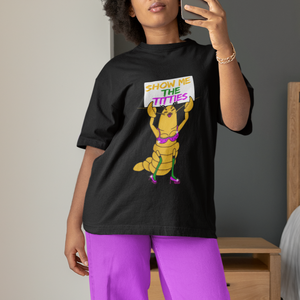 Funny Mardi Gras T Shirt Show Me The Titties Sexy Crawfish TS02 Printyourwear