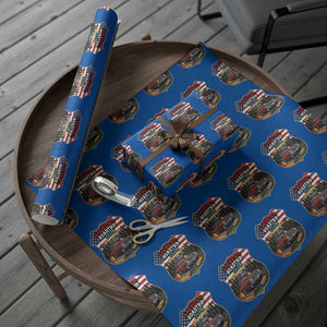 Route Highway 66 Wrapping Paper Roll Vintage American Roadtrip Club Road Trip TS12 Blue Print Your Wear