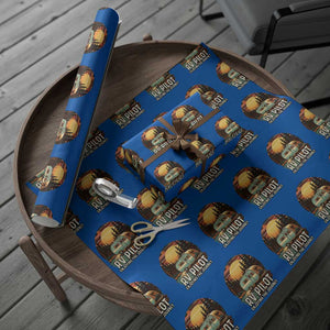 RV Pilot Enjoying The Journey Wrapping Paper Roll Funny Camping Lover TS14 Blue Print Your Wear