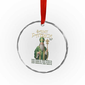 Saint Patrick Ora Pro Nobis Crystal Glass Ornament Irish Christian Prayer TS12 Print Your Wear
