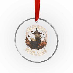Salem Witch Book Club All Witches Welcome Crystal Glass Ornament Halloween Book Lover TS11 Print Your Wear