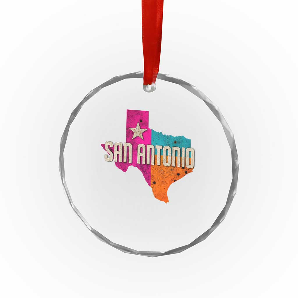 San Antonio Texas TX Fiesta Sports For Latino Fans Crystal Glass Ornament TS11 Print Your Wear