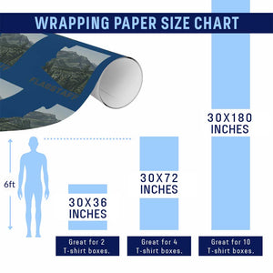 San Francisco Peaks Flagstaff Arizona Wrapping Paper Roll Vintage Mountain Landscape Gift TS12 Print Your Wear