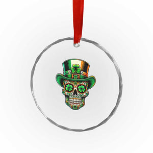 San Patties Irish Sugar Skull Crystal Glass Ornament St Patricks Day Of The Dead TS02 Print Your Wear