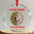 Santa Christmas Crystal Glass Ornament Baby Jesus Christian Xmas TS14 Transparent Glass 3'' Circle Print Your Wear