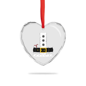 Santa Claus Suit Costume Heart Crystal Glass Ornament Retro Festive Christmas Vibe TS02 Print Your Wear