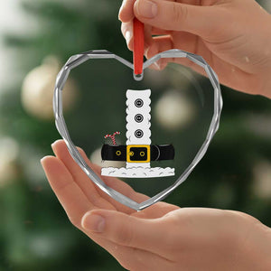 Santa Claus Suit Costume Heart Crystal Glass Ornament Retro Festive Christmas Vibe TS02 Print Your Wear