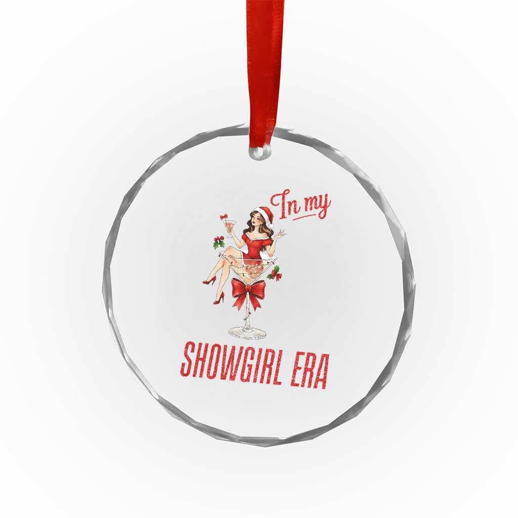 Santa Girls Christmas Crystal Glass Ornament In My Costume Era TS14 Print Your Wear