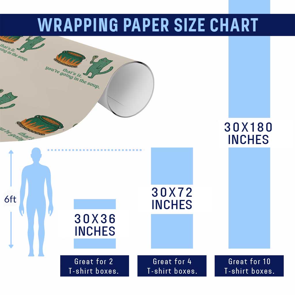 Sarcastic Cat Meme Wrapping Paper Roll Weirdcore Dark Humor TS10 Print Your Wear