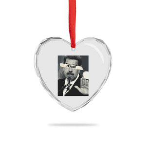 Sarcastic Maduro Fraude Heart Crystal Glass Ornament Corruption Venezuela Political Satire TS02 Print Your Wear