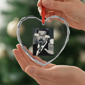 Sarcastic Maduro Fraude Heart Crystal Glass Ornament Corruption Venezuela Political Satire TS02 Print Your Wear