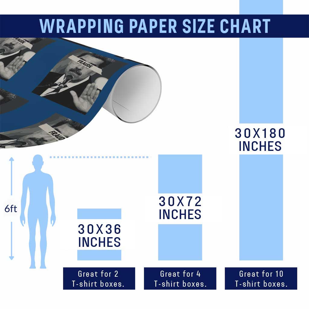 Sarcastic Maduro Fraude Wrapping Paper Roll Corruption Venezuela Political Satire TS02 Print Your Wear