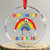 Sarcastic Skeleton Crystal Glass Ornament Have The Day You Voted For - Print Your Wear