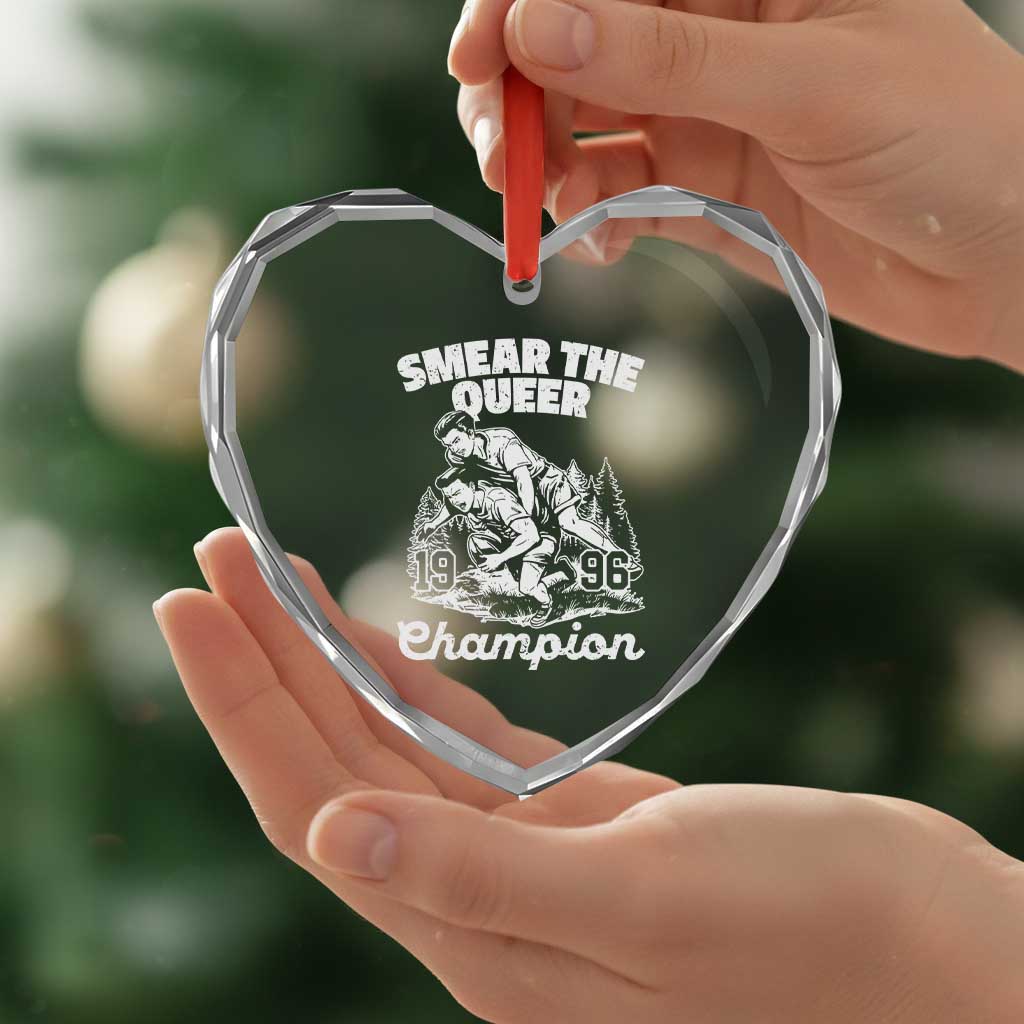 Sarcastic Smear The Qur Playround Game Heart Crystal Glass Ornament LGBTQ Queer Pride TS02 Print Your Wear