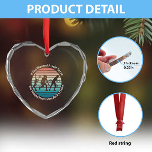 Sarcastic Tennis Girl Gift Heart Crystal Glass Ornament If You Wanted Soft Serve Gone For Ice Cream TS12 Print Your Wear