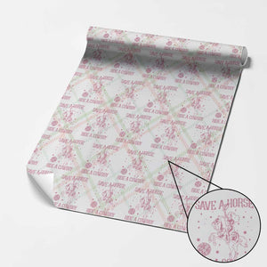 Save a Horse Ride A Cowboy Wrapping Paper Roll Funny Cowgirl Western Style TS10 Christmas Plaid Print Your Wear