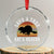 Save A Tree Eat A Beaver Crystal Glass Ornament Funny Ironic Beaver - Print Your Wear