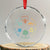 Save Bees Rescue Animals Recycle Plastic Crystal Glass Ornament Earth Day Protect The Environment TS02 Transparent Glass 3'' Circle Print Your Wear