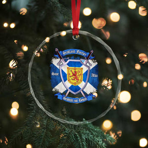 Scotland Forever Saor Alba Scottish Not British Crystal Glass Ornament Scottish Pride TS11 Print Your Wear