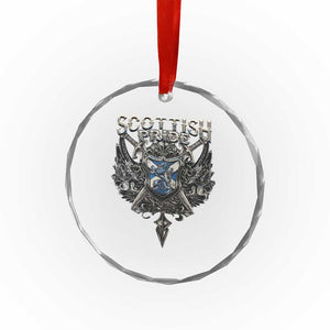 Scottish Pride Celtic Scotland Lion Rampant Crystal Glass Ornament TS11 Print Your Wear