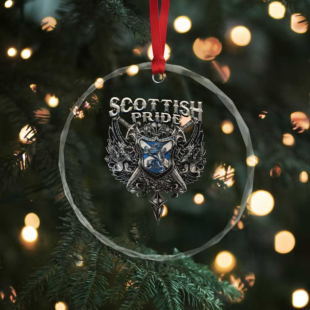 Scottish Pride Celtic Scotland Lion Rampant Crystal Glass Ornament TS11 Print Your Wear