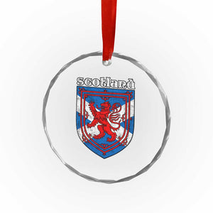 Scottish Pride Crystal Glass Ornament Scottish Rampant Lion Flag Scotland Coat of Arms TS11 Print Your Wear