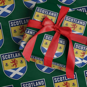Scottish Rampant Lion Scotland Coat of Arms National Pride Wrapping Paper Roll