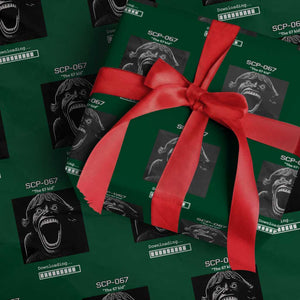 SCP 67 Mason The 6 7 Kid Meme Wrapping Paper Roll Six Seven Boy Horror Edit TS02 Green Print Your Wear