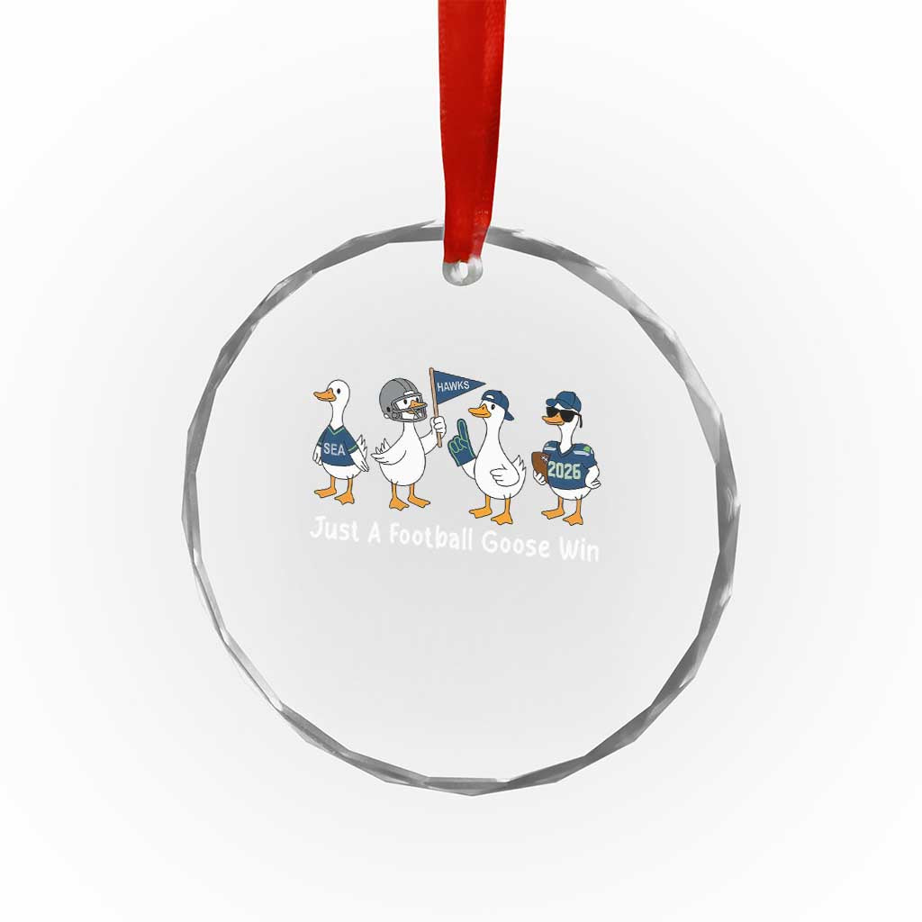 Seattle 2026 Crystal Glass Ornament Just A Football Goose Win TS14 Print Your Wear