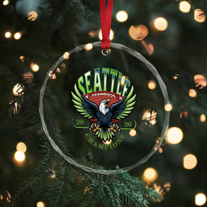 Seattle Champions Fan Pride Crystal Glass Ornament Gift For Football Lovers TS12 Print Your Wear