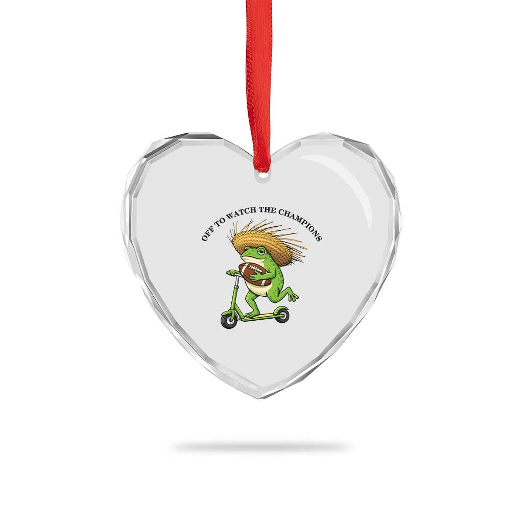 Seattle Championship 2026 Heart Crystal Glass Ornament Funny Frog Football TS14 Print Your Wear