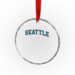 Seattle Fan Crystal Glass Ornament Vintage Athletic Sports City Game Day TS11 Print Your Wear