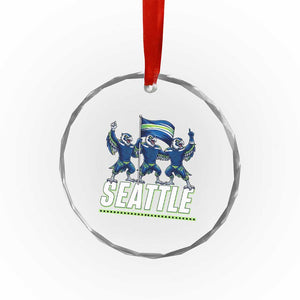 Seattle Fan Pride Victory Celebration Crystal Glass Ornament Gift For Sports Lovers TS12 Print Your Wear