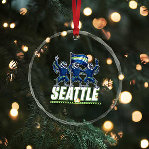 Seattle Fan Pride Victory Celebration Crystal Glass Ornament Gift For Sports Lovers TS12 Print Your Wear