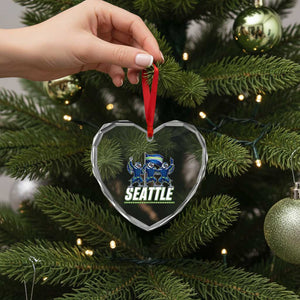 Seattle Fan Pride Victory Celebration Heart Crystal Glass Ornament Gift For Sports Lovers TS12 Print Your Wear