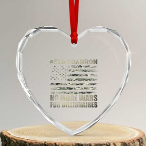 Send Barron Heart Crystal Glass Ornament Vintage American Flag Camo Soldier Hashtag Meme TS14 Transparent Glass 3'' Heart Print Your Wear