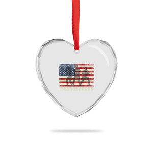 Send Barron Heart Crystal Glass Ornament Vintage American Flag Soldier Hashtag Internet Meme TS14 Print Your Wear