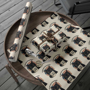 Send Barron Meme Wrapping Paper Roll Funny Cat Sarcastic Political TS14 Beige Print Your Wear