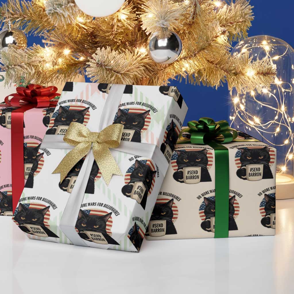 Send Barron Meme Wrapping Paper Roll Funny Cat Sarcastic Political TS14 Print Your Wear
