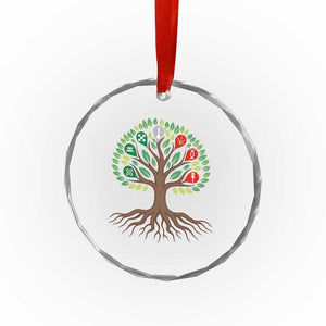 Seven Candles Of Kwanzaa Tree Of Life Crystal Glass Ornament African Heritage Gift TS12 Print Your Wear